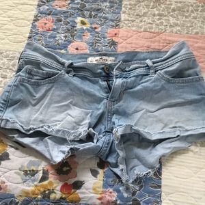 Hollister Light Wash Jean Shorts